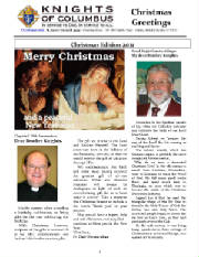 KOFC4949 DEC 2011 Christmas Message Grand Knight. Click on picture to read