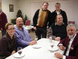 KOFC 4949 Together For Christmas during a check presentation of $1000